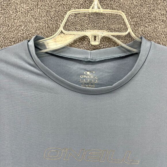 O'Neill 50+ Ultra Violet protection Shirt Mens Large Blue Long Sleeve Crew Neck - Picture 3 of 16